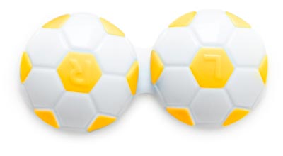 Контейнер для линз SL-2052 "Футбольный мяч"