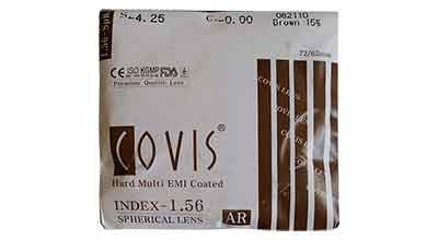 Covis 1.56 Tinted 15% Grey/Brown