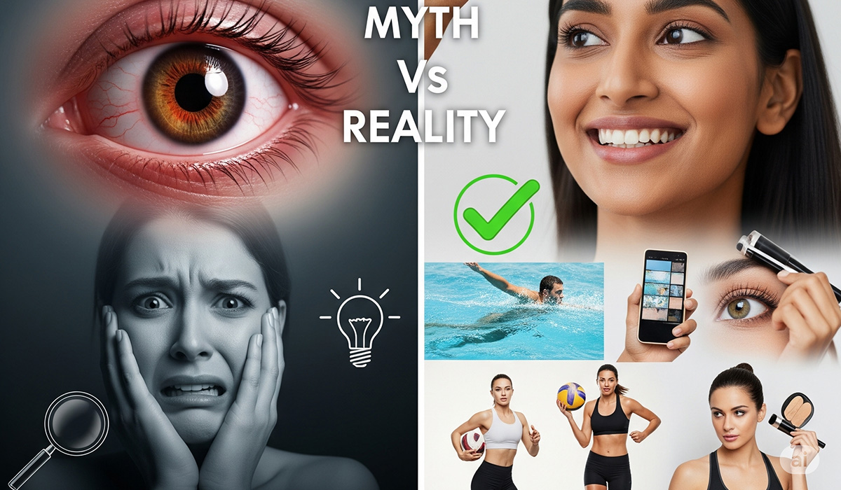 Мифы о контактных линзах Мифы о контактных линзах