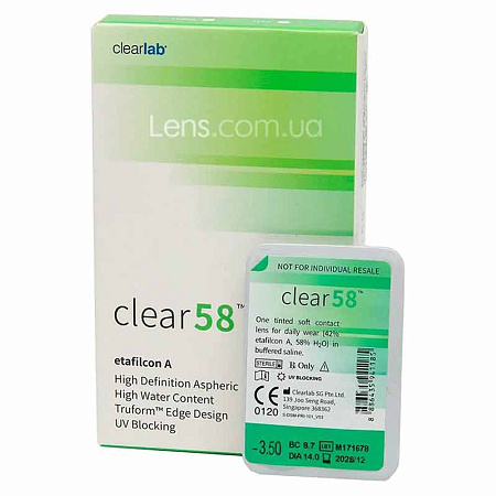 Clear 58 UV