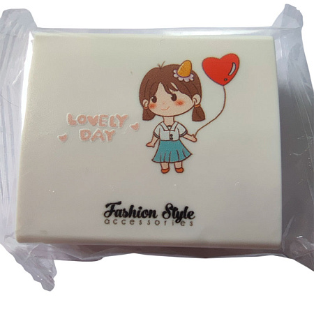 Набор дорожный для линз К-2210 "Love"