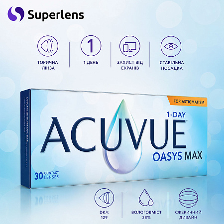 Acuvue Oasys Max 1-Day for Astigmatism