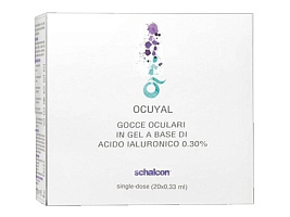 Schalcon OcuYal Gel монодози 20 шт x 0.33 ml Schalcon OcuYal Gel монодози 20 шт x 0.33 ml