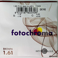 Divel Italia 1.61 Fotochromic Silken Brown | Линзы для очков