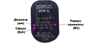 Aquamax B12 10 шт. | одноденні контактні лінзи Pegavision Aquamax B12 10 шт. | одноденні контактні лінзи Pegavision