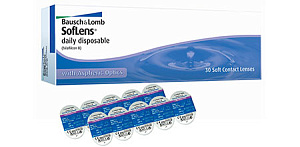 Soflens daily disponble 30 шт. | одноденні контактні лінзи Bausch+Lomb Soflens daily disponble 30 шт. | одноденні контактні лінзи Bausch+Lomb