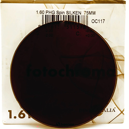 Divel Italia 1.61 Fotochromic Silken Brown