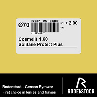 Cosmolit 1.60 Solitaire Protect Plus 2 лінзи для окулярів