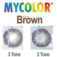 MyColor 3 Tone Brown контактные цветные линзы Interojo