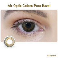 Air Optix Colors Pure Hazel контактные цветные линзы Alcon