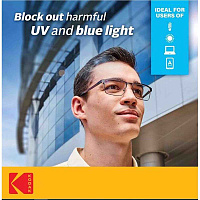 Kodak 1.56 AS Clean’N’CleAR Blue UV | Линзы для очков Kodak 1.56 AS Clean’N’CleAR Blue UV | Линзы для очков