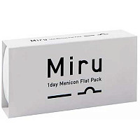 Однодневные контактные линзы Miru 1day Flat Pack