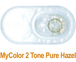 MyColor 2 Tone Pure Hazel контактные цветные линзы Interojo