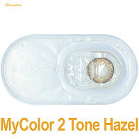 MyColor 2 Tone Hazel контактные цветные линзы Interojo
