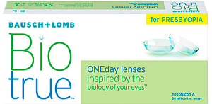 BioTrue ONEday for Presbyopia | мультифокальные контактные линзы Bausch+Lomb
