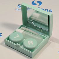 Набор дорожный для линз К-1916 "Однотонный"