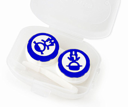 Набор дорожный для линз SL-82016-K "Человечки"