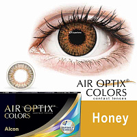 Air Optix Colors Honey контактные цветные линзы Alcon