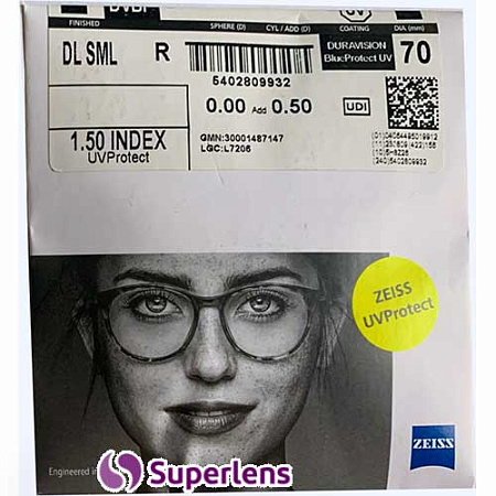 ZEISS Digi Lens SLife 1.5 DuraVision Blue Protect