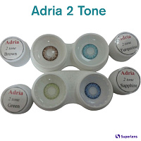 Adria 2 Tone Green контактные цветные линзы Interojo