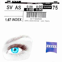 Zeiss SV 1.67 AS DV Platinum