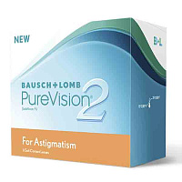 PureVision 2 for Astigmatism 3 шт. | торические контактные линзы Bausch+Lomb