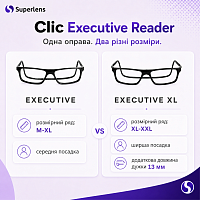 CliC Executive  окуляри для читання середнього розміру