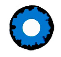 Crazy лінзи Blue Anglic Crazy лінзи Blue Anglic