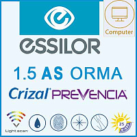 Essilor 1.5 Orma Crizal Prevencia UV Лінзи для окулярів Essilor 1.5 Orma Crizal Prevencia UV Лінзи для окулярів