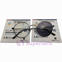 Divel Italia 1.61 AS Photochromic Grey Silken White Blue Natural | Лінзи для окулярів Divel Italia 1.61 AS Photochromic Grey Silken White Blue Natural | Лінзи для окулярів