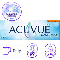Acuvue Oasys Max 1-Day for Astigmatism (30 шт.) однодневные торические линзы