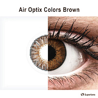 Air Optix Colors Brown контактные цветные линзы Alcon