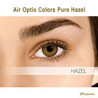 Air Optix Colors Pure Hazel контактные цветные линзы Alcon