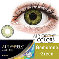 Air Optix Colors Gemstone Green контактные цветные линзы Alcon
