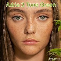 Adria 2 Tone Green контактные цветные линзы Interojo