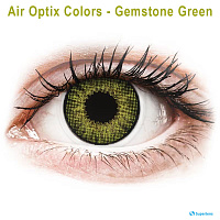 Air Optix Colors Gemstone Green контактные цветные линзы Alcon