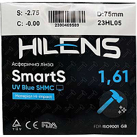 Hilens Smarts 1,61 Hi-Impact Blue лінзи для окулярів