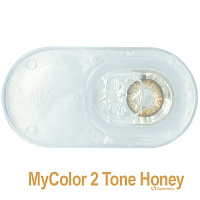 MyColor 2 Tone Honey контактные цветные линзы Interojo