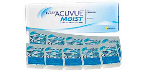 1-Day Acuvue Moist 30 шт.| одноденні контактні лінзи Johnson & Johnson 1-Day Acuvue Moist 30 шт.| одноденні контактні лінзи Johnson & Johnson