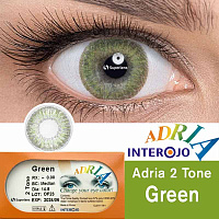 Adria 2 Tone Green контактные цветные линзы Interojo
