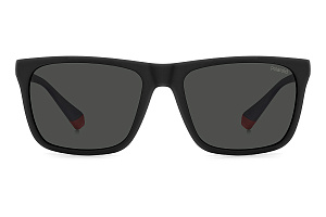 Polaroid PLD 2141/S BLX57M9 женские, мужские прямоугольные солнцезащитные очки  Polaroid PLD 2141/S BLX57M9 женские, мужские прямоугольные солнцезащитные очки