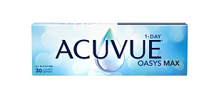 Acuvue Oasys MAX 1-Day 30 шт.| одноденні контактні лінзи Johnson & Johnson Acuvue Oasys MAX 1-Day 30 шт.| одноденні контактні лінзи Johnson & Johnson