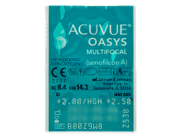Acuvue Oasys Multifocal 6 шт.| мультифокальні контактні лінзи Johnson & Johnson Acuvue Oasys Multifocal 6 шт.| мультифокальні контактні лінзи Johnson & Johnson