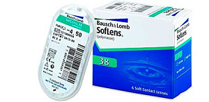 Soflens 38 6  шт.  лінзи на 3 місяці