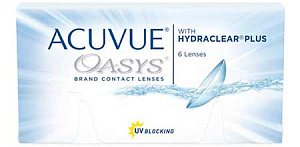 Acuvue Oasys with Hydraclear Plus 6 шт.| двотижневі контактні лінзи Johnson & Johnson