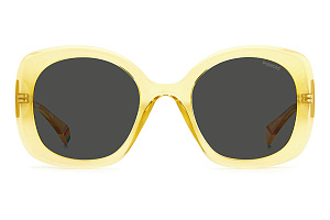 Polaroid PLD 6190/S 40G52M9 женские квадратные закруглённая солнцезащитные очки  Polaroid PLD 6190/S 40G52M9 женские квадратные закруглённая солнцезащитные очки