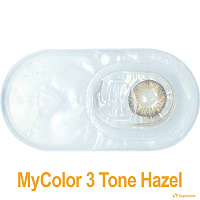 MyColor 3 Tone Hazel контактные цветные линзы Interojo
