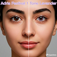 Adria Festival 1 Tone Lavander контактные цветные линзы Interojo