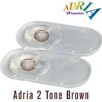 Adria 2 Tone Brown контактні кольорові лінзи Interojo