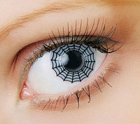 Карнавальные контактные линзы Spider Web